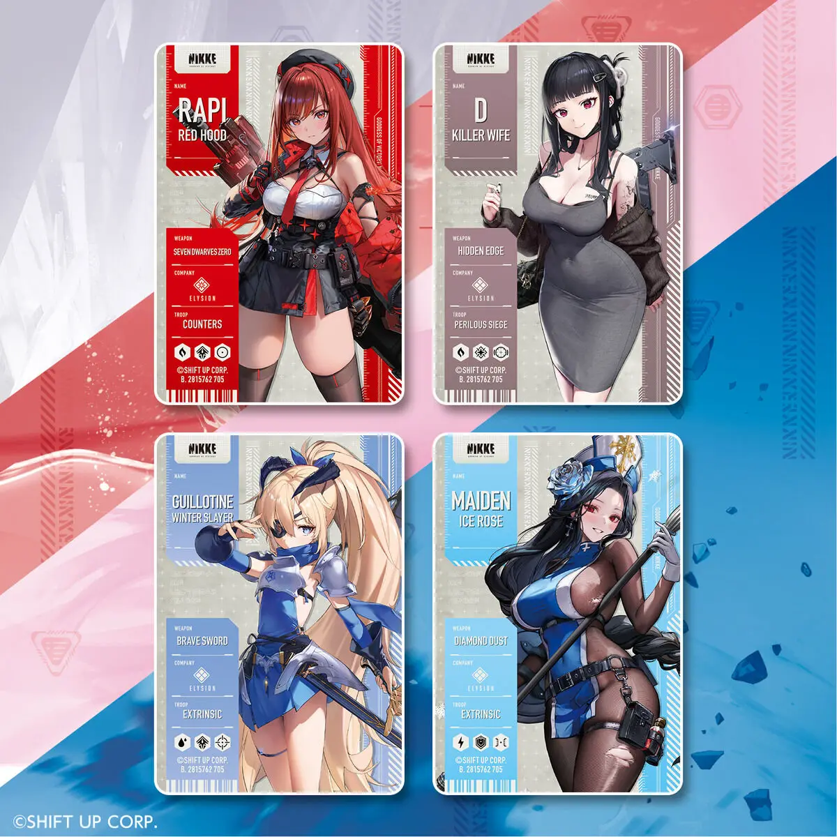Brand genuine version Japanese version Victory Goddess metal card third bullet Nikke metal Nikke Nikke collectible cardvol.3