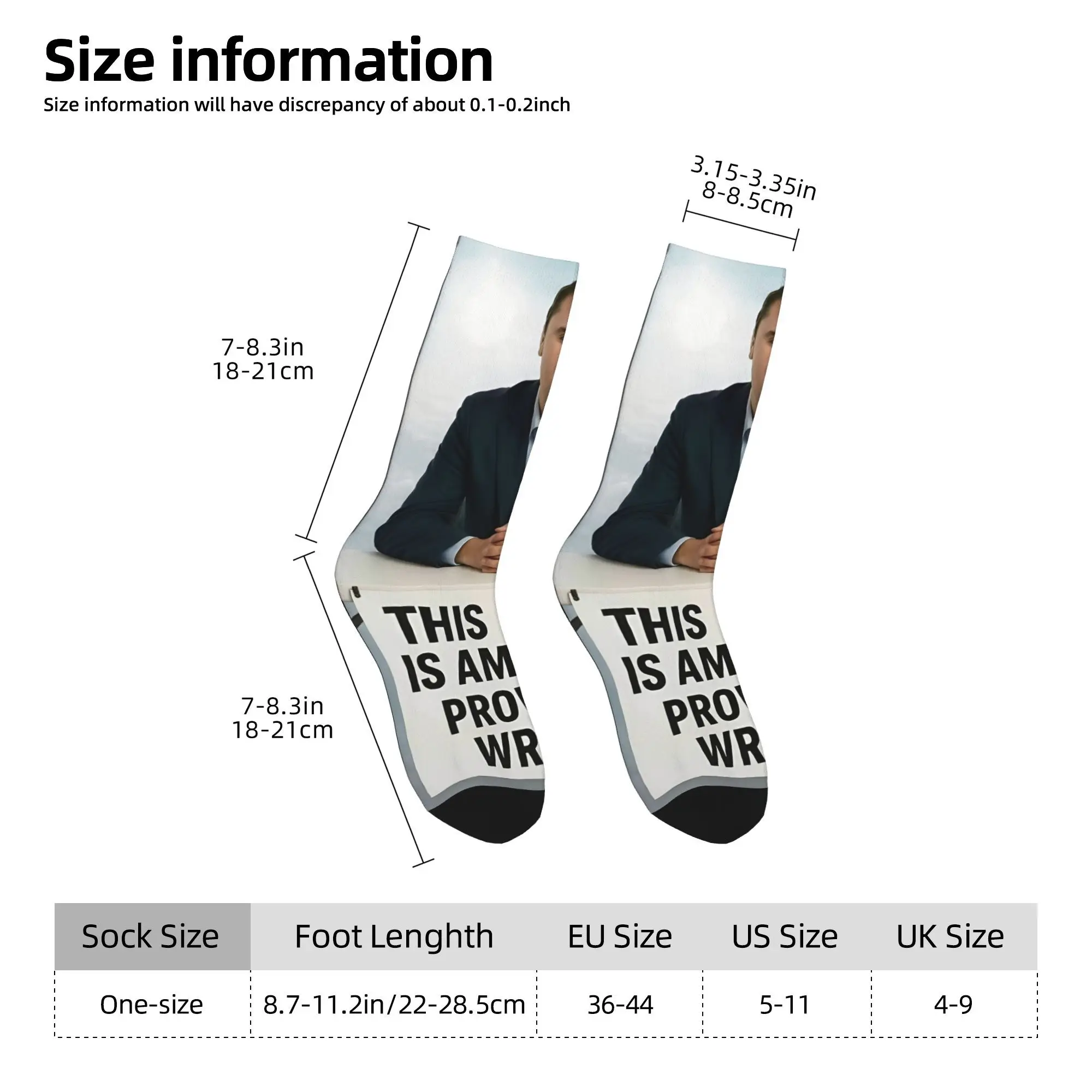 Medias Charlie Kirk Calcetines góticos gráficos Calcetines antideslizantes de otoño Calcetines de calidad para exteriores para hombres