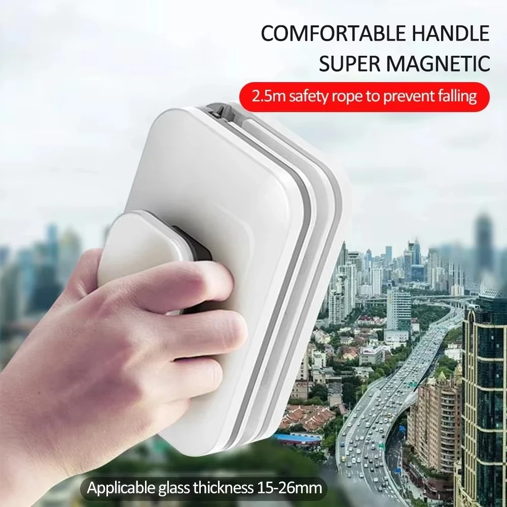 Strong Magnetic Double Sided Window Cleaner for High Rise Home Veranda Outdoor Window Cleaning