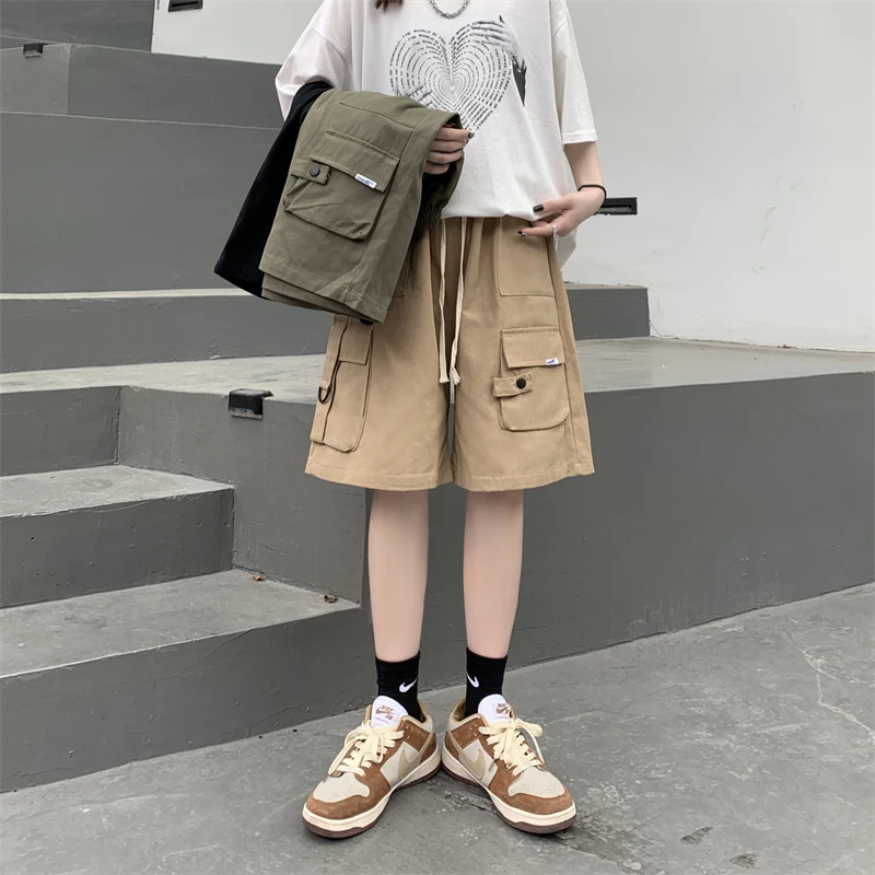 

Новые хлопковые свободные и удобные шорты для женских летних товаров. Эластичный пояс плотно и удобный.