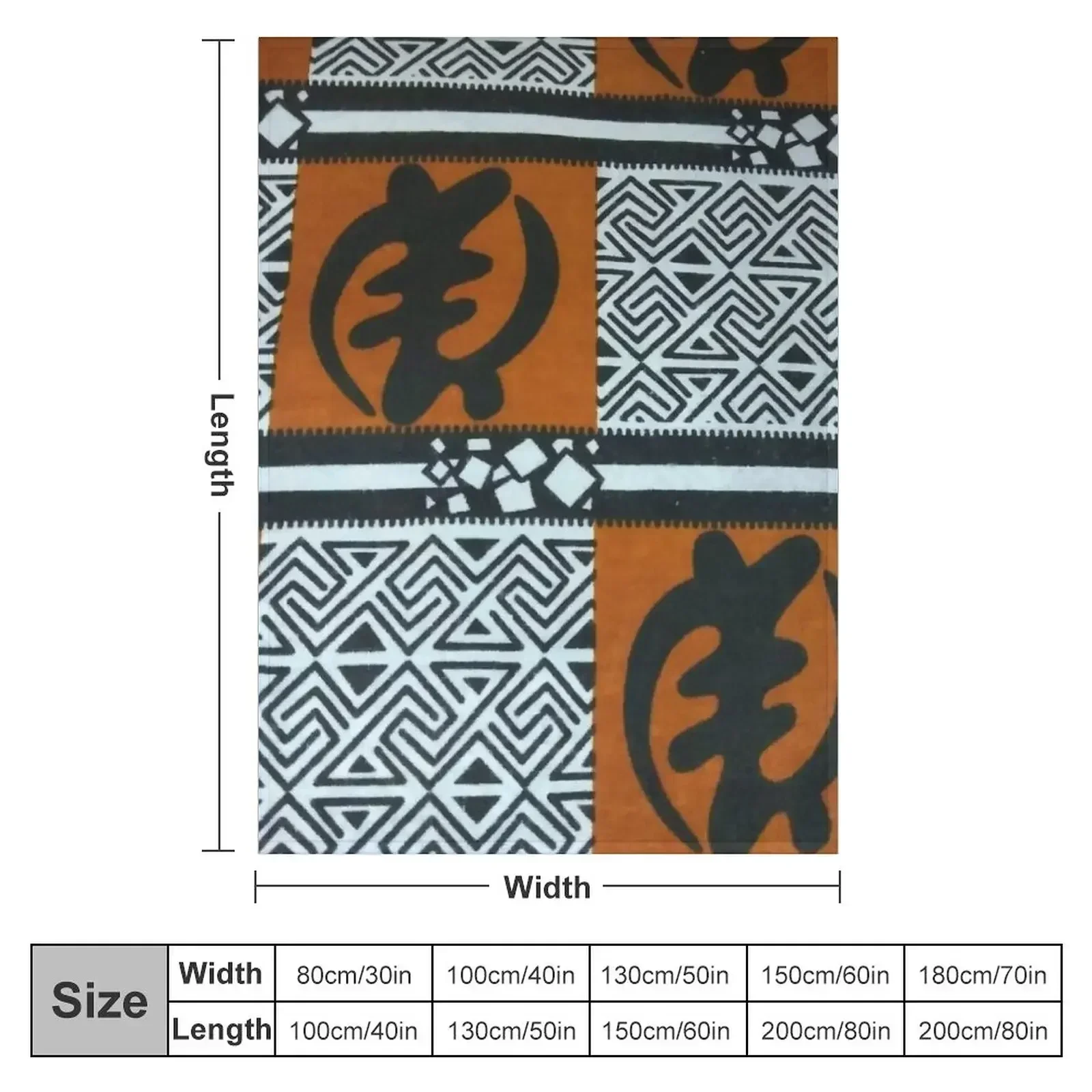 Ghanaian Gye Nyame African Print Throw Blanket Hairy funny gift Heavy For Sofa Thin Blankets