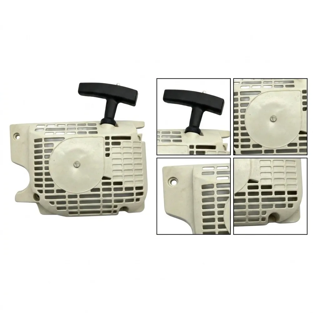 For ZENOAH For Chainsaw Starter Replacement for Model 4500 5200 - 18.8cm Recoil Mechanism - White Metal Plastic Construction