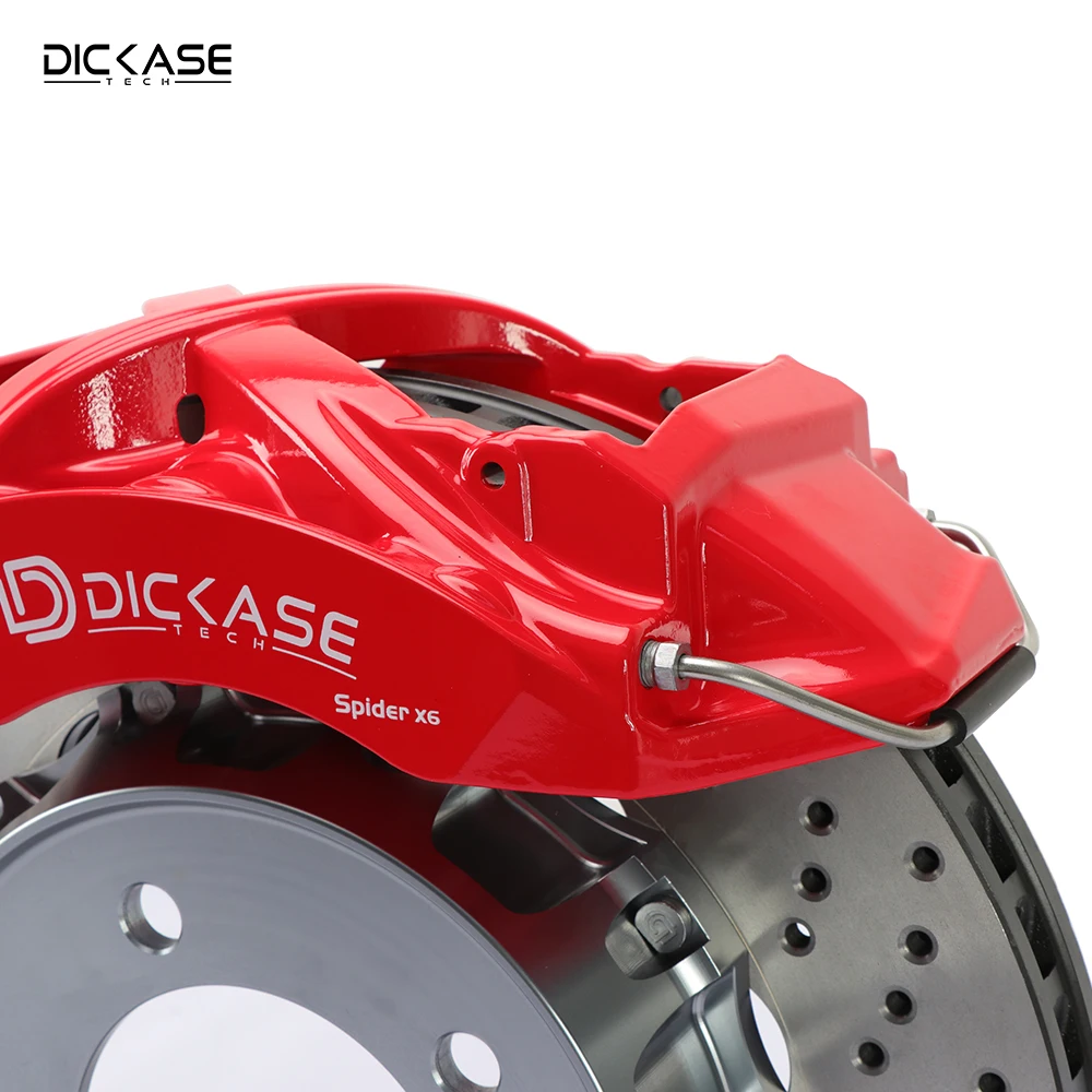 A pair of red e-brake caliper for Audi s5 b8 from 2016