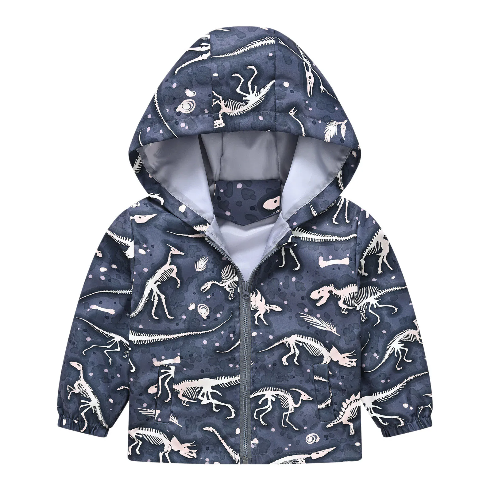 Fashion Boys Jacket Spring Autumn Summer Casual Kids Windbreaker Coats For Girls Hooded Outwear 2 3 4 5 6 Year Children Clothing