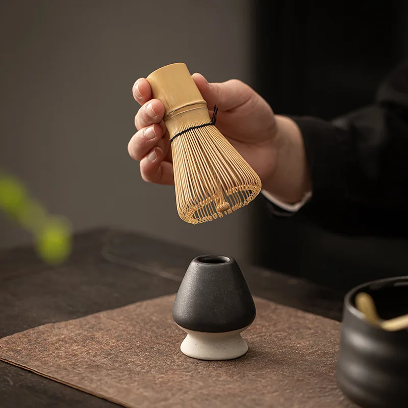 Ceramic Chasen Holder Creative Matcha Tool Rack Japanese Style Song Dynasty Whisk Rest Tea Ceremony Accessory