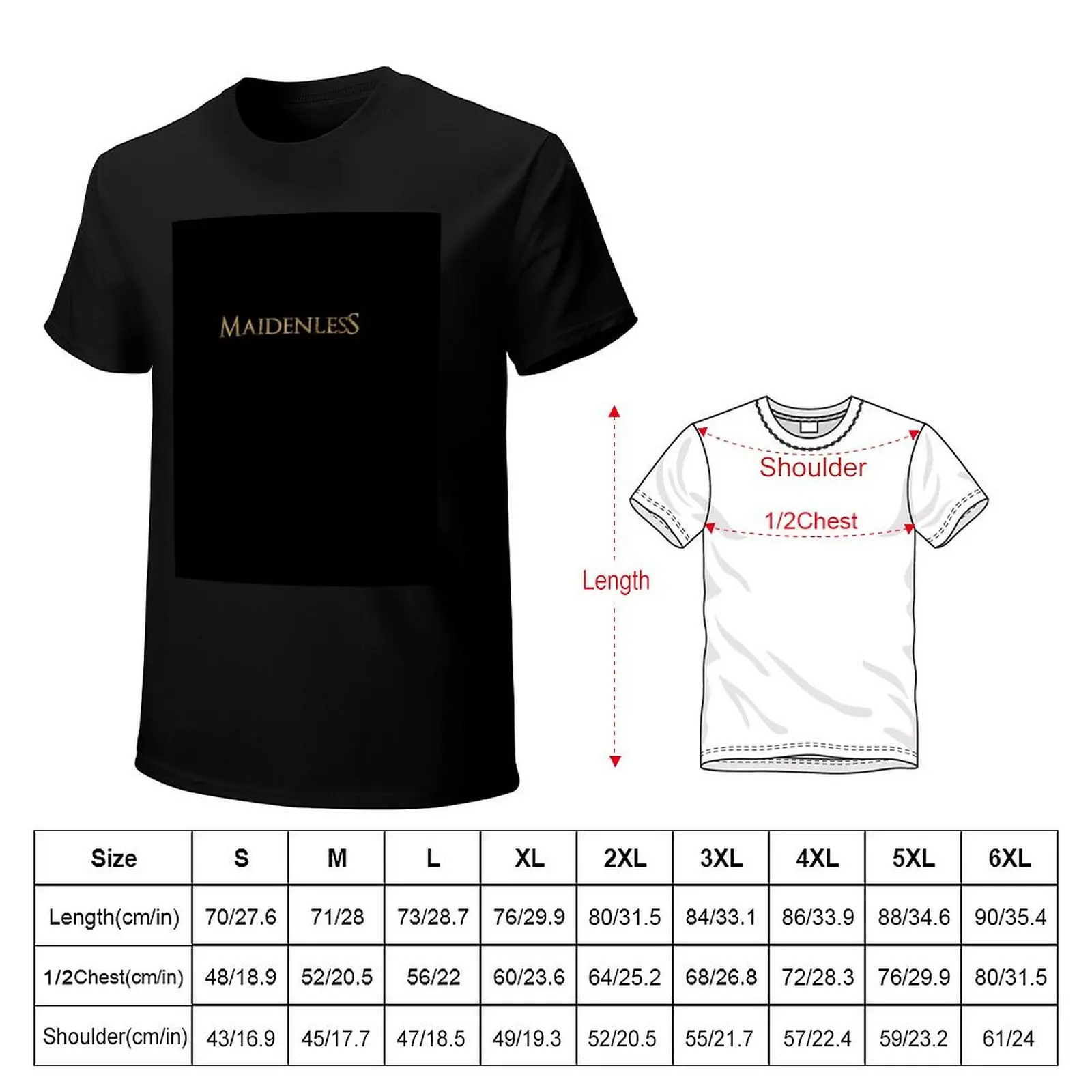 Maidenless(no ring) cap T-Shirt Summer Holiday T-Shirt