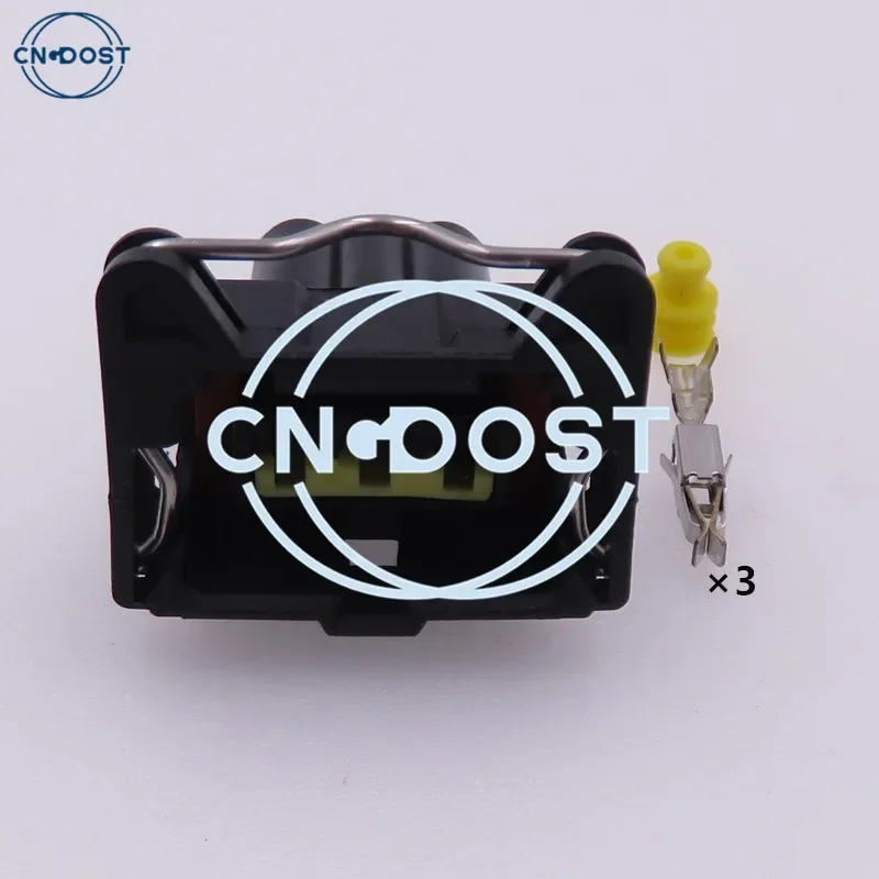 1 Set 3 Pin Power Junior Timer Kit Terminals Boot Socket AC Assembly Electrical Sensor Oxygen Plug Idle Motor Connector