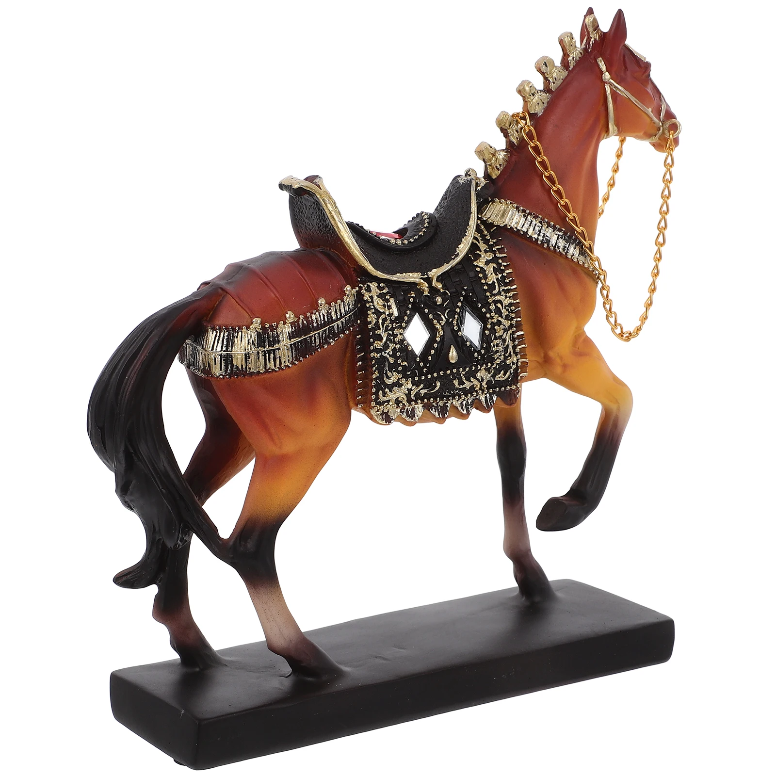 

Horse Figurine Elegant Book Shelf Decor Statues For Home Decor Statue for Shelves Office Coffee Table Piece