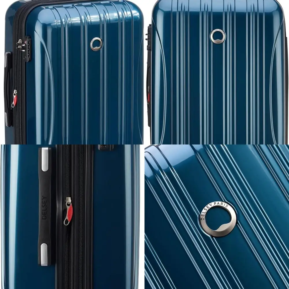 

Teal Expandable Hardshell Spinner Carry-On Luggage, 21 Inch