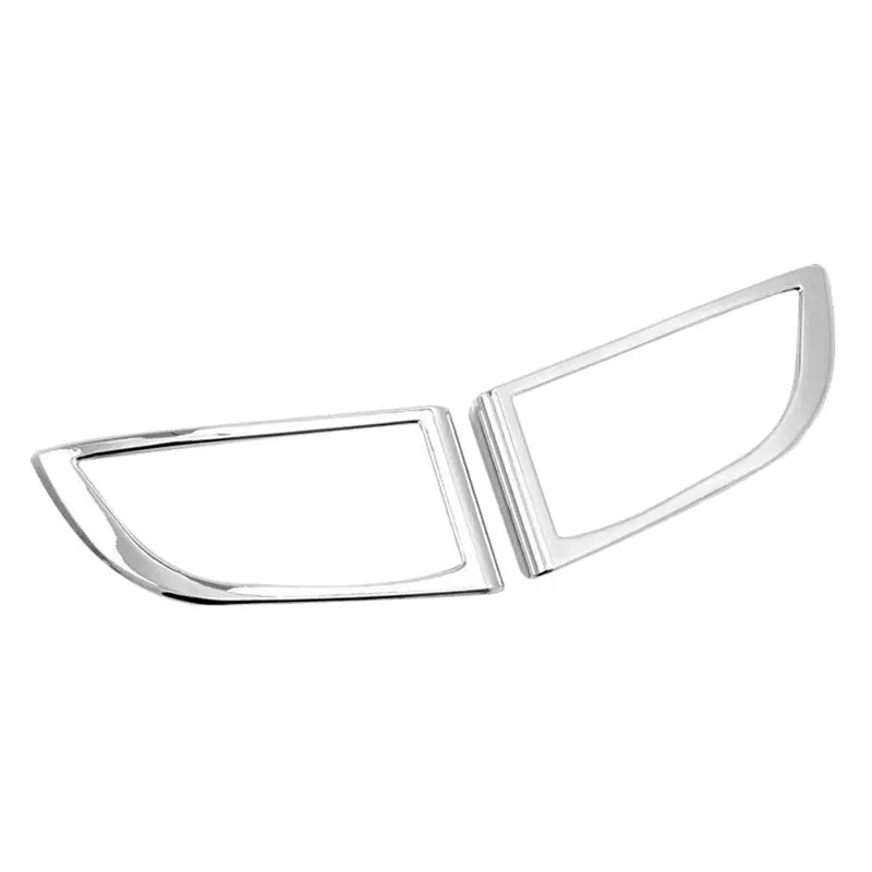 A65P-1Pair Chrome Front Fog Light Cover Front Fog Light Cover Automobile Parts Accessories For Toyota Barracuda Prado FJ120 2003