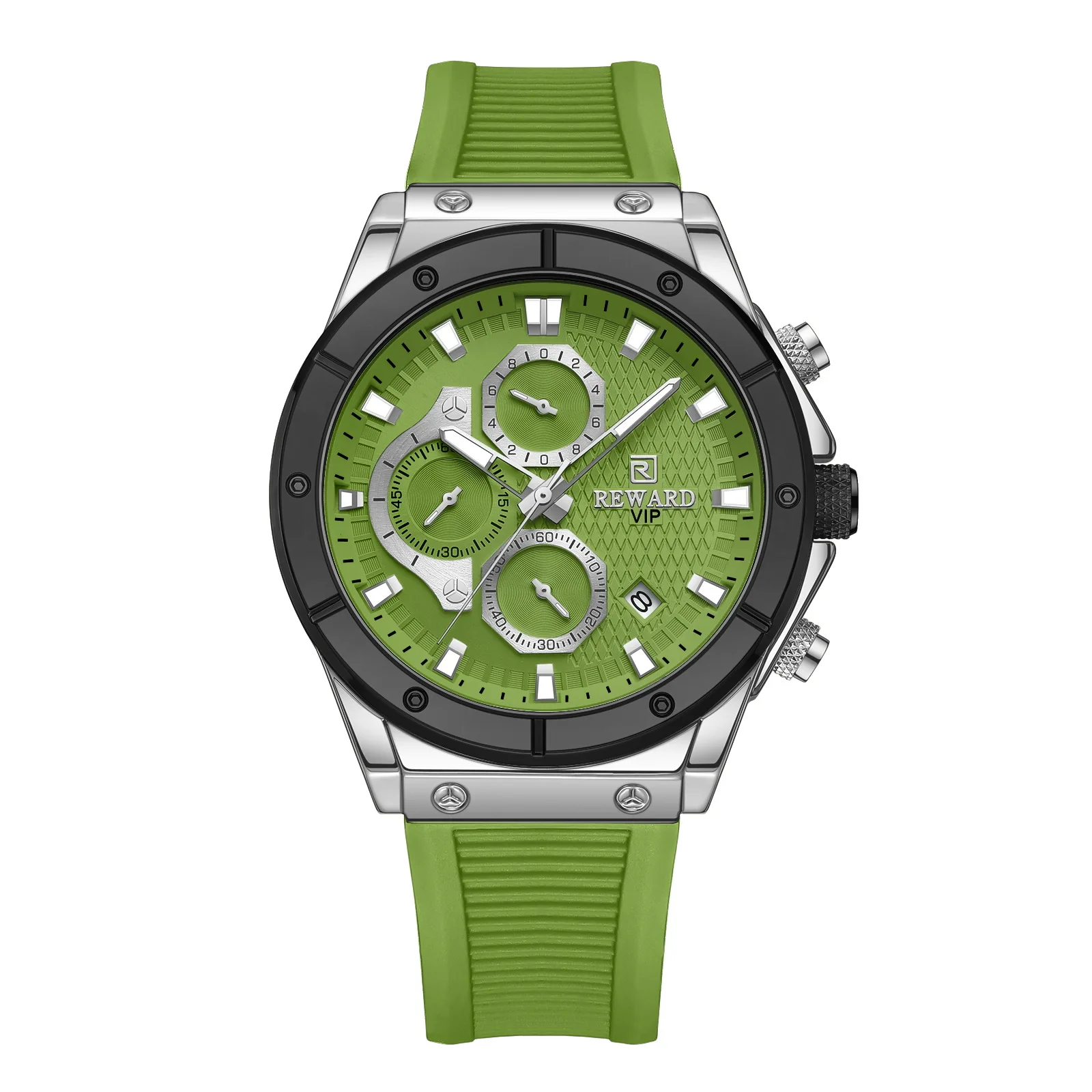 Orologio da uomo Nastro in silicone delicato sulla pelle Orologio sportivo da uomo multifunzionale W atch, orologio da uomo alla moda multifunzionale