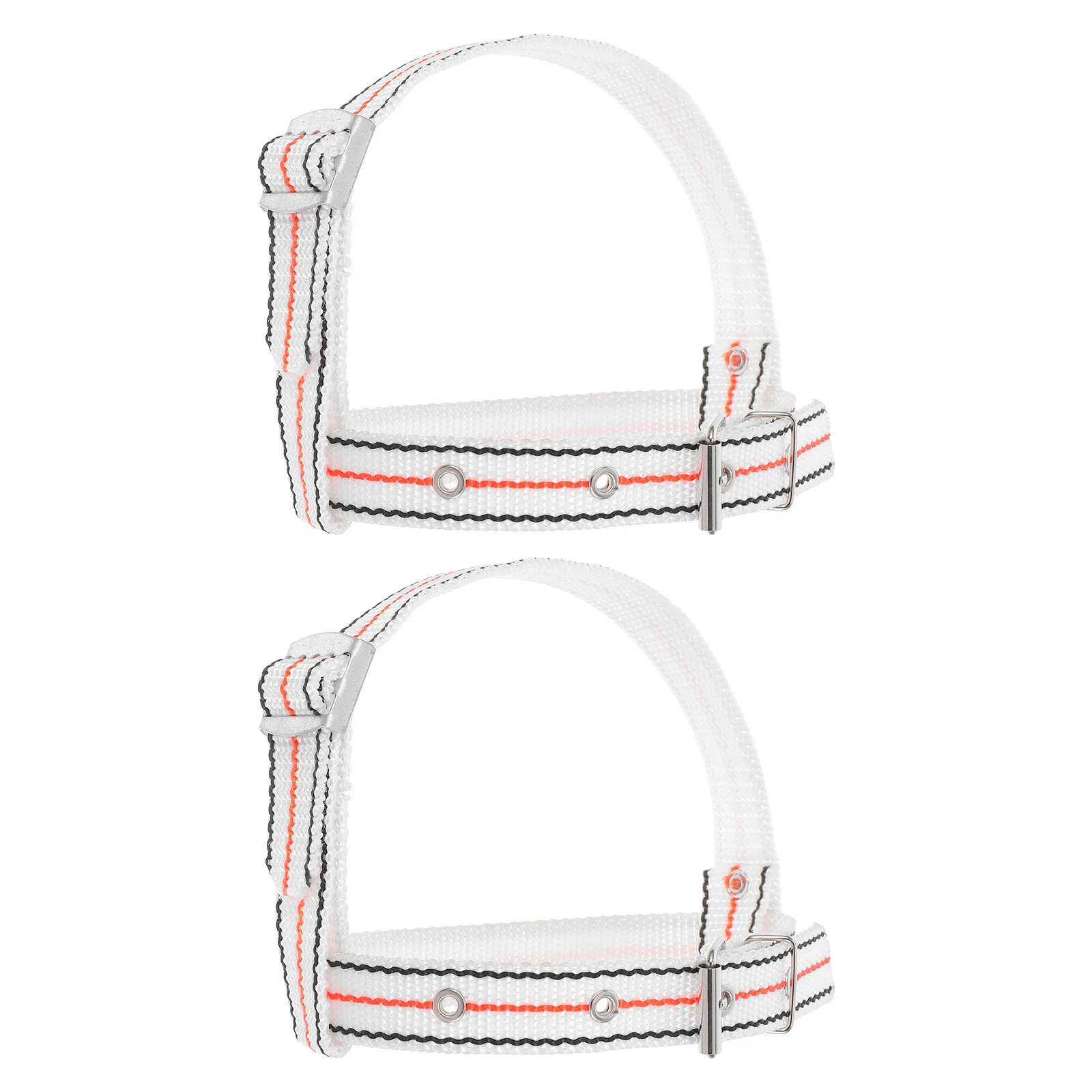 

2Pcs Pole Climbing Heel Straps Adjustable Foot Harness Lineman Electricians Outdoor Non-Slip Safety Gear Straps for Shoes