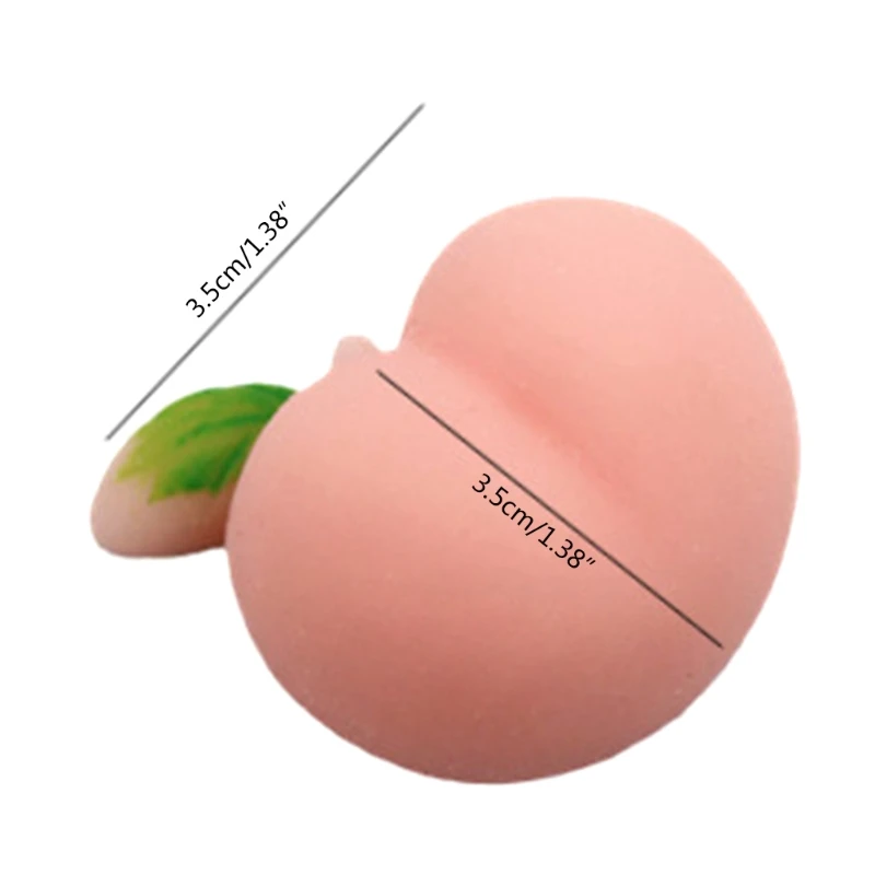 1.3’’ Hand Squeeze Toy Fidget Ball Interactive Anti-Anxiety Toy Lovely Soft Vent Ball for Adult Toddler Pressure Relieve