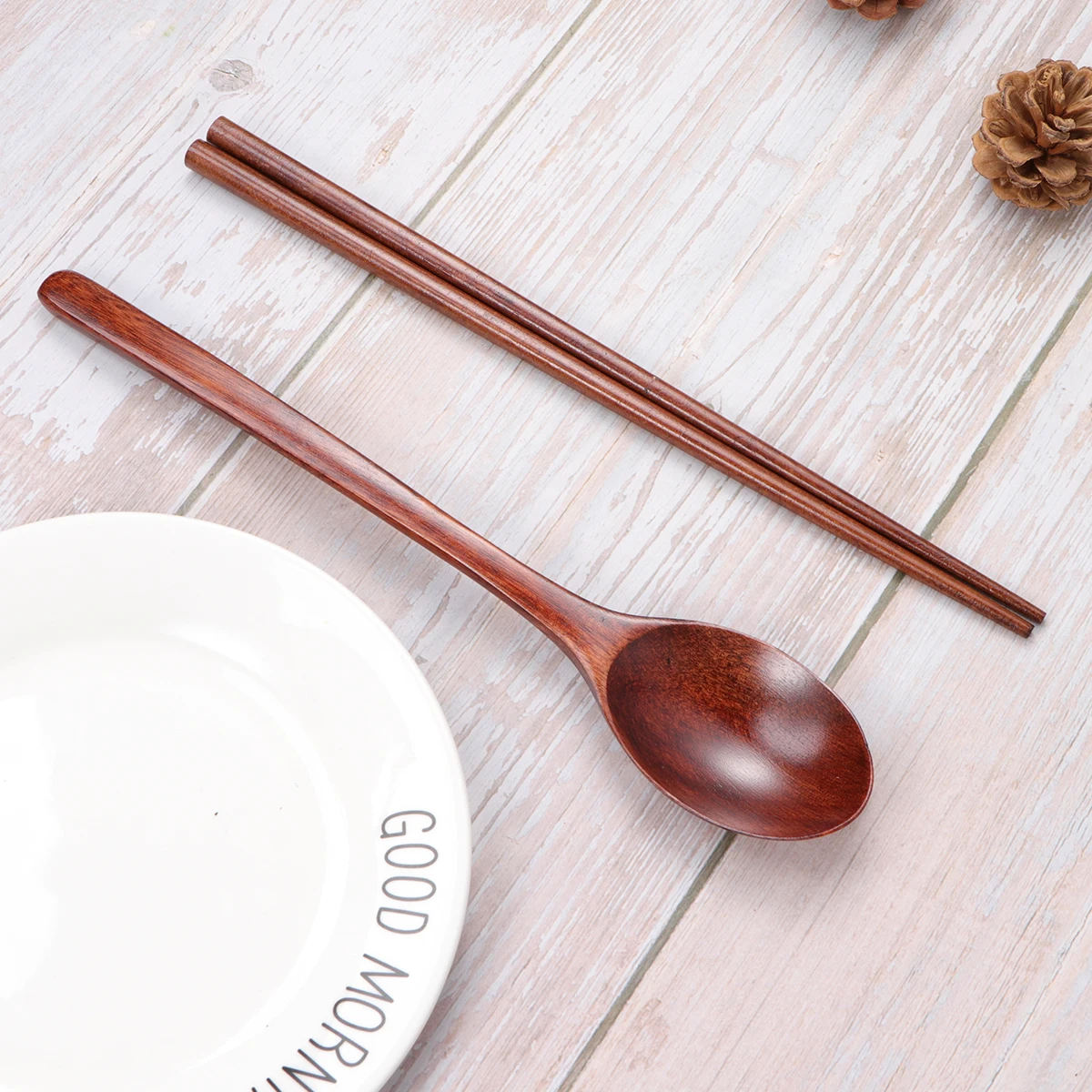 

Chopsticks Spoon Kit Silverware Spoons Reusable Serving Utensils Cutlery Aldult