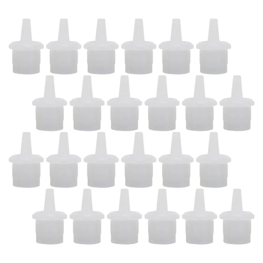 100 Stuks Lijm Fles Stekkers Wimper Extension Tips Abs Duurzaam Lash Lijm Vervanging Caps Voor Thuis Craft Gebruik Wimper Flessenstop