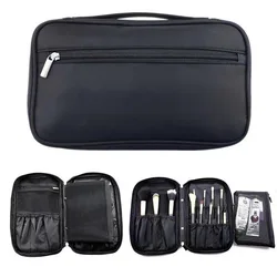 Makeup Brush Bag Large Capacity Portable Make Up Brush Storage Bags Folding Oxford Cloth Bag Waterproof Beauty Tool Organizer