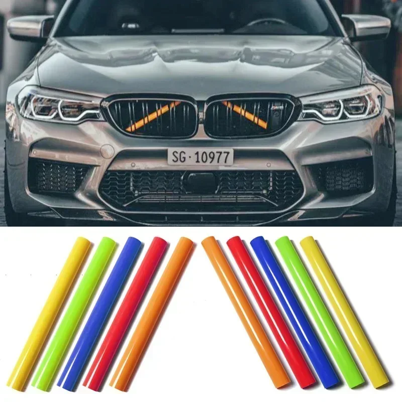 for BMW Front Grille Trim Strips F25 G01 G02 G05 3GT F30 F31 F32 F33 F34 3/4/5/6/7 Series Car Sport Styling Decoration Accessory