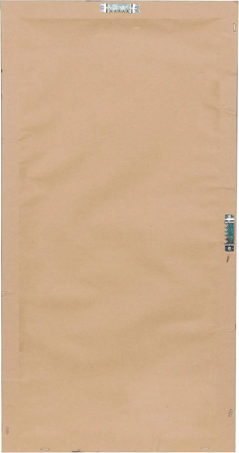 Quadro magnético com moldura cinza, 13 x 26 polegadas, suporte de parede para organização de cozinha ou escritório