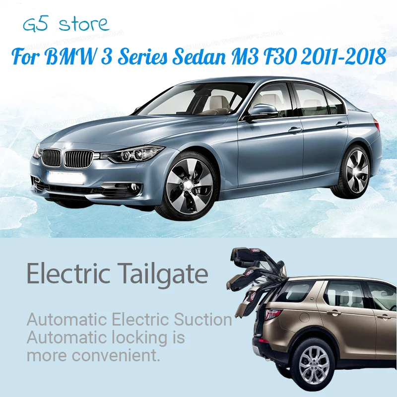 Modification of Anti-pinch Electric Tailgate Automatic Trunk of Vehicle For BMW 3 Series Sedan M3 F30 2011-2018