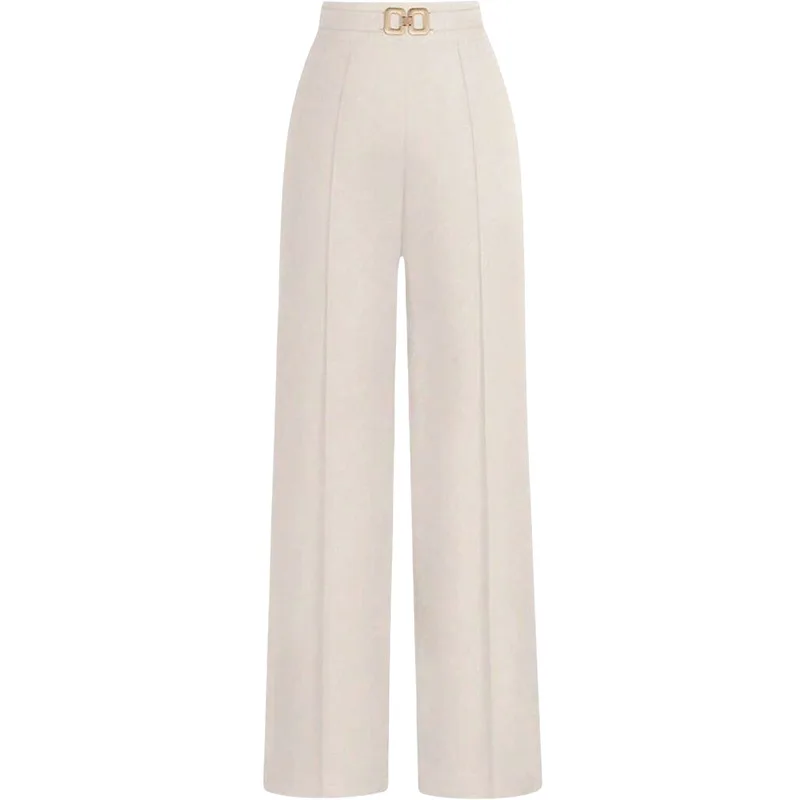 High Waist Wide Leg Casual Commuter Business Women's Suit Pants Slimming Loose Fit Fashionable Office Wear Trousers