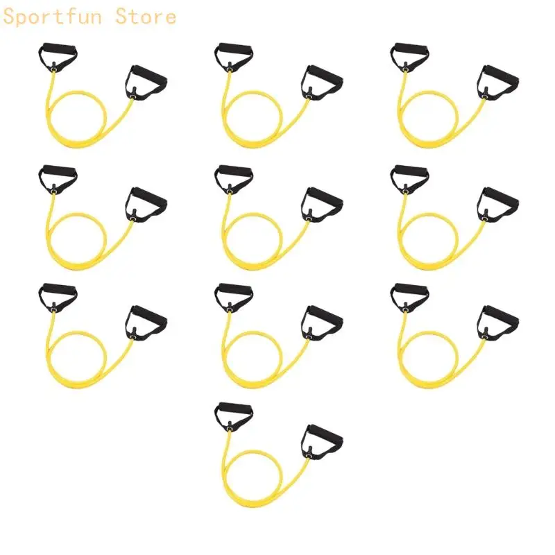 Indoor Training Band with Soft Handhold Sections for Daily Stretch X7JD