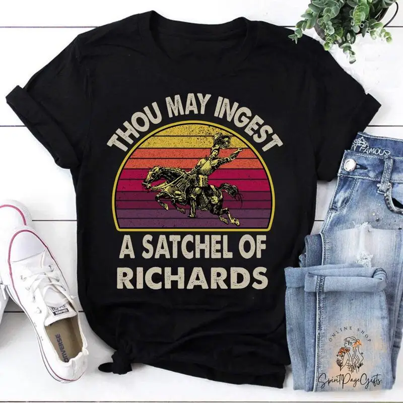 Combatant Thou May Ingest A Satchel Of Richards Vintage T Shirt Eat Bag Di