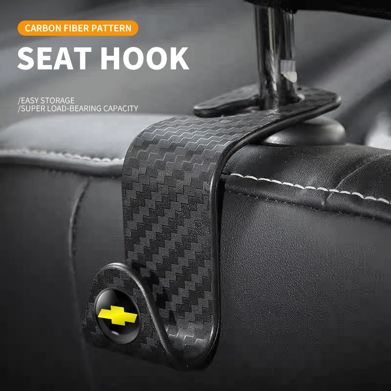 1/2/4pcs Car Seat Back Hook Interior Portable Holder Storage For Chevrolet Trax Niva Avalanche Orlando kalos Equinox Accessories