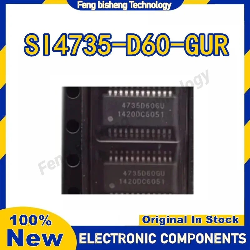 4735D60GU SI4735-D60-GU SI4735-D60-GUR ssop-24 IC Chip 100% New Original in stock