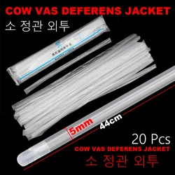 1 Bag 20 Pcs Artificial Insemination Insemination Tube Insemination Gun Cattle Jacket Cattle Cow Calf Equipment Farm Animals