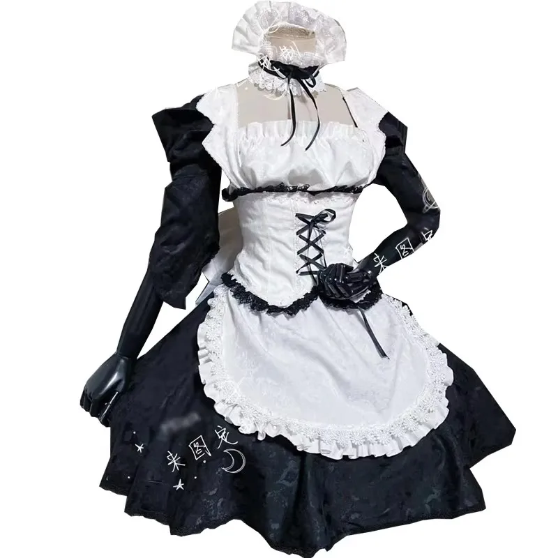 Custom Made Ayuzawa Misaki Cosplay Costume Female Lolita Maid Dress Apron Uniform Halloween Suits Women Anime Outfits Tailor