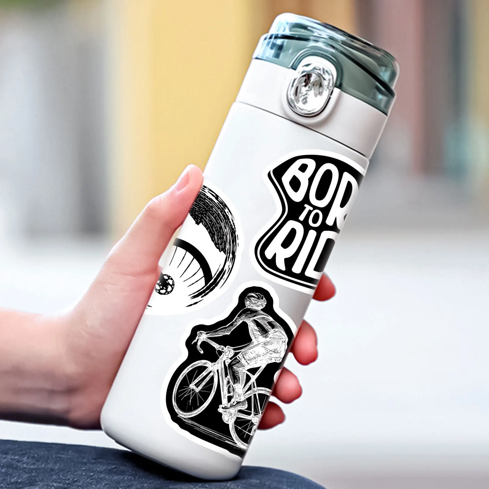 10/50PCS New Mountain Bike Outdoor Series Graffiti Stickers Funny Sport Cartoon Decal Notebook Phone Guitar Skateboard Kid Toys