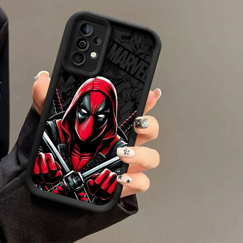 Swordsman Deadpool Marvel Case For Samsung Galaxy A57 A56 5G A37 A36 A17 A07 A26 A16 A06 A55 A52 A14 A73 A34 Soft Silicone Cover view 6