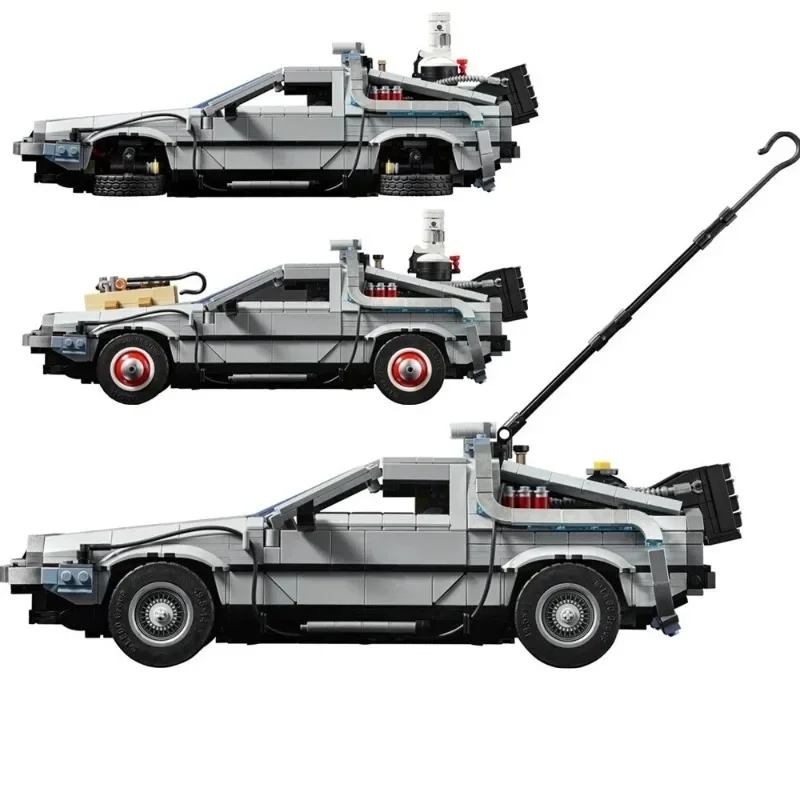 NEW Back To The Future Time Machine Compatible 10300 DeLorean DMC-12 Building Blocks Technical Car Bricks Construct Toys Gifts