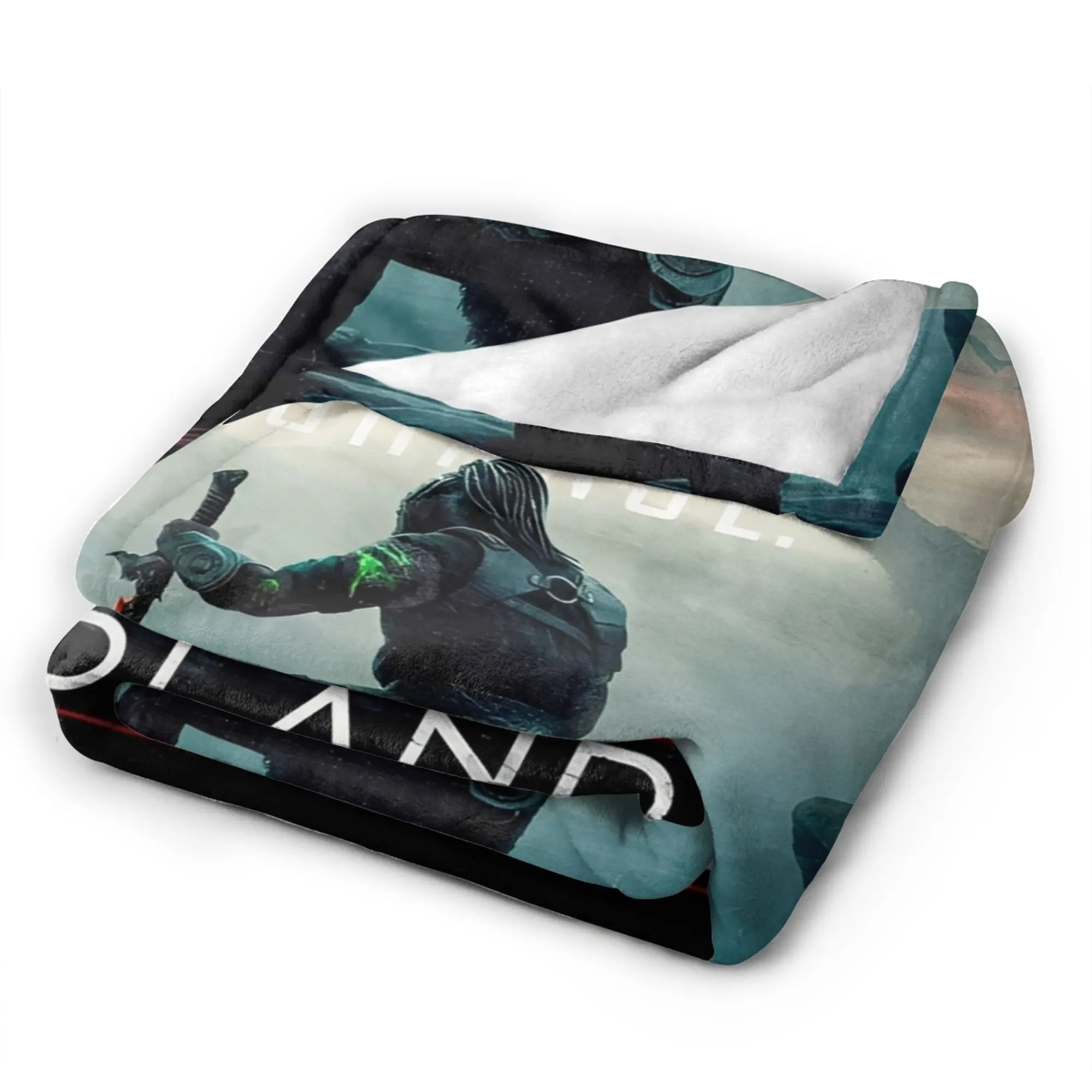 المفترس: بطانية بادلاندز خفيفة الوزن من الصوف الرقيق هدايا مريحة رمي البطانيات المفرش