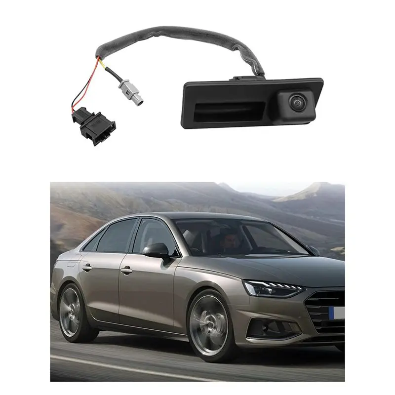 Durable-For A4 S4 A5 S5 A6 S6 A7 S7 Q3 Q5 SQ5 08-18 Compatible Rear View Backup Parking Aid Camera Trunk Release Handle 5N0