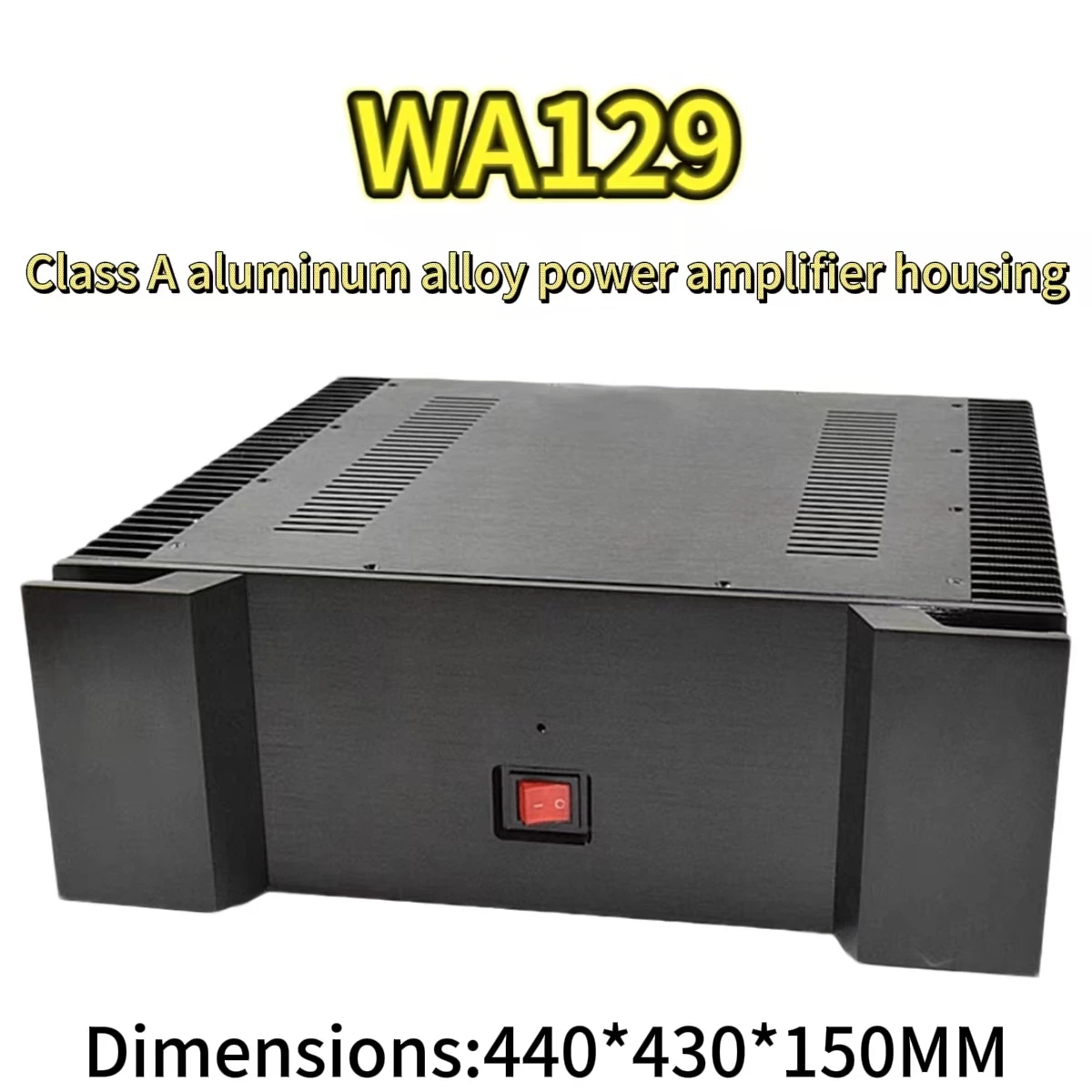 

Корпус усилителя мощности класса А из алюминиевого сплава WA129 с высококачественным, утолщенным радиатором и большим корпусом.