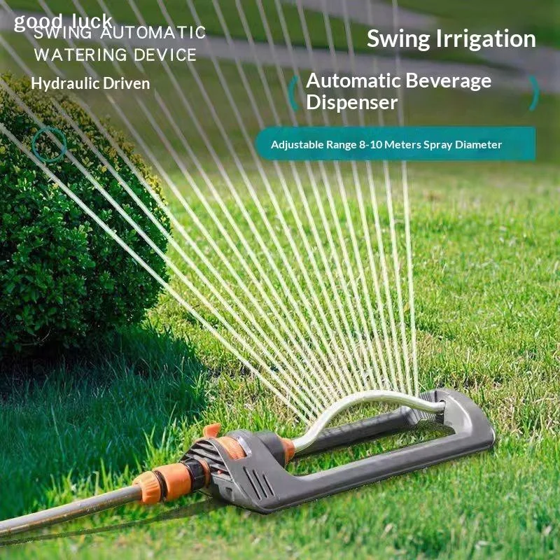 AnswerAutomatic Lawn Swing Sprinkler 19 Nozzle Garden Sprayer Watering Agriculture Watering Garden Irrigation Sprinkler