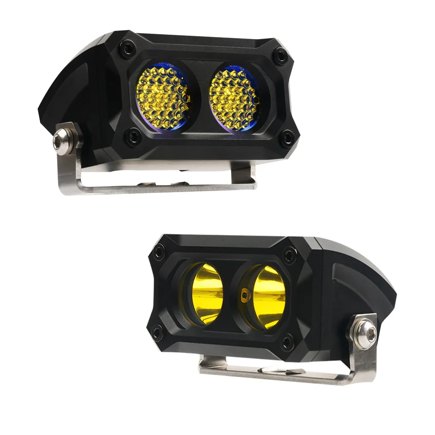 

26W Motorcycle Spotlight Car Light Accessories high quality CNC Aluminum alloy LED Side Shot fog light for Truck SUV ATV