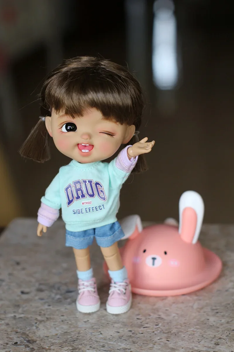 2023 New STODOLL Betty Smile Egg DouDou In Stock with A Whole Baby Each Doll Body 1/12 1/8 Bjd Dolls Toys for Girls Bjd Doll