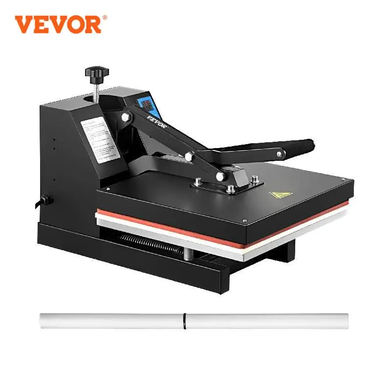 VEVOR 15X15 Inch Heat Press Sublimation Machine 1400W Semi-Automatic Temperature Control Transfer Printing for T-Shirts Cloth