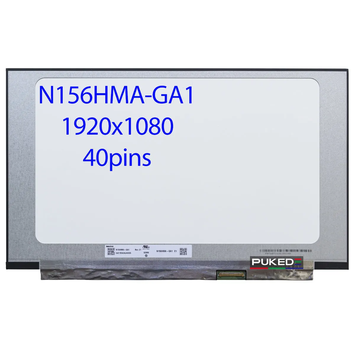 15.6-inch IPS 144Hz Laptop LCD Screen N156HMA-GA1 NE156FHM-NX6 B156HAN15.H Display Panel 72%NTSC FHD1920x1080 40pins eDP
