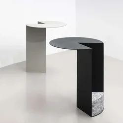 Metal Aesthetic Side Table Nordic Design Italian Minimalist Coffee Table Hallway Corner Mesa De Centro De Sala Home Furniture