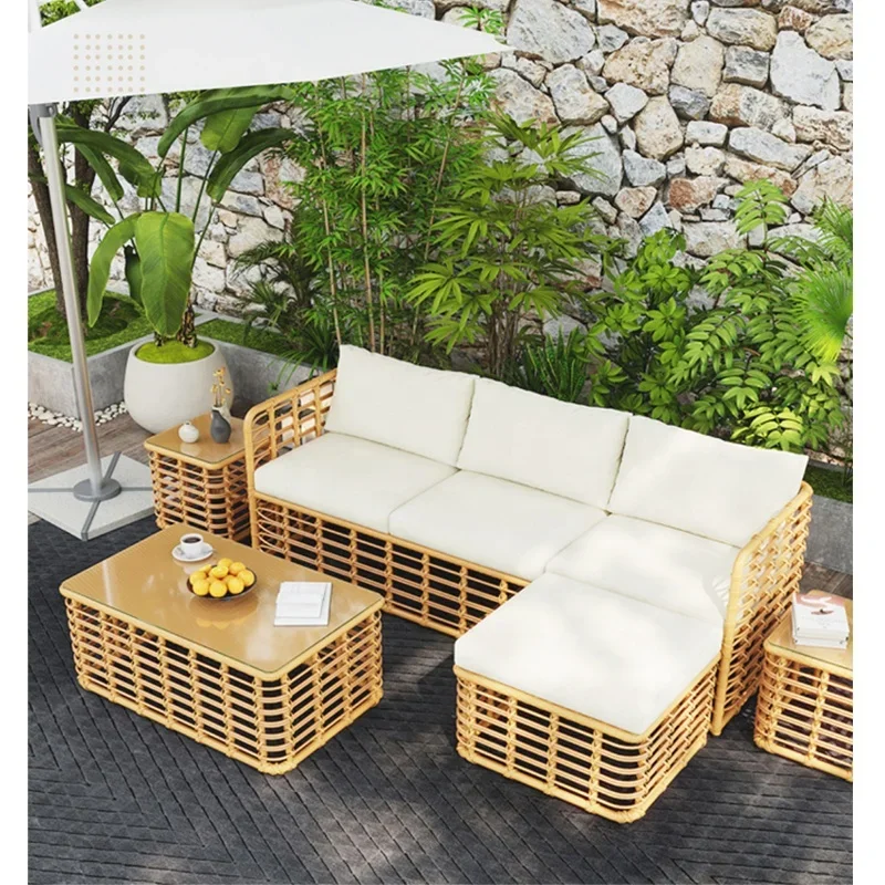 

Aluminum Chair Outdoor Garden Furniture Set Rope Furniture Set Rattan Furniture