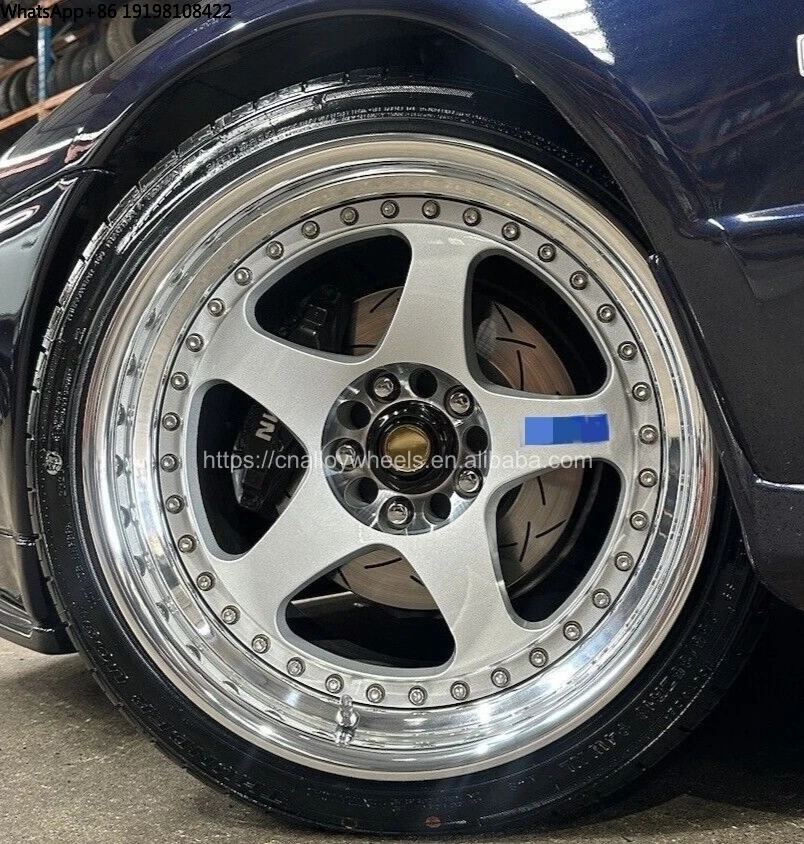 Forged 2 Piece Rims 18X9 18X9.5 18X10 18X10.5  for Nissan GTR R32 240SX 300ZX Silvia S13 300Z 350Z Rims