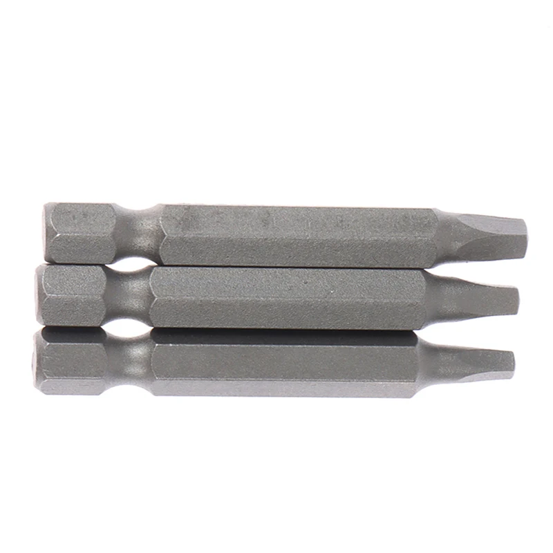 3Pcs 50/100mm SQ2 Square Head Driver Bit Screwdriver Bits Tool Set S2 Steel Screw Driver Bits For Repair Hand Tool Bit Kit