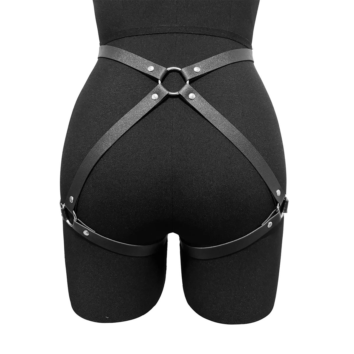 Women Sexy Thigh Garter Bandage Gothic Hip Belt BDSM Leather Lingerie Leg Harness Stocking Belt Adult Erotic Fetish Clothing