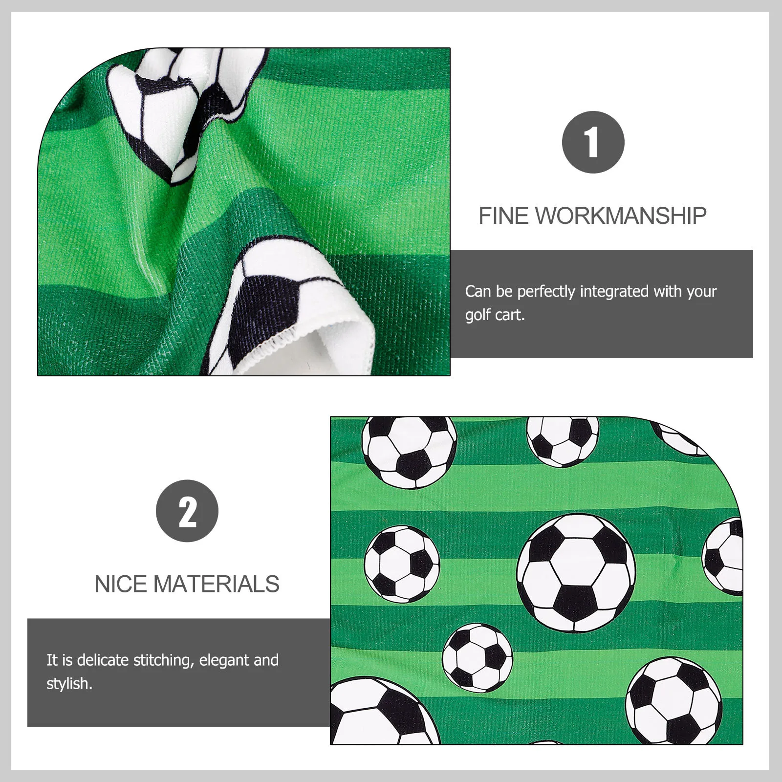 

Golf Cart Seat Cover Polyester Durable Long Outdoor Protective Cover For Cart Chair Replacement Accessory Simple Design