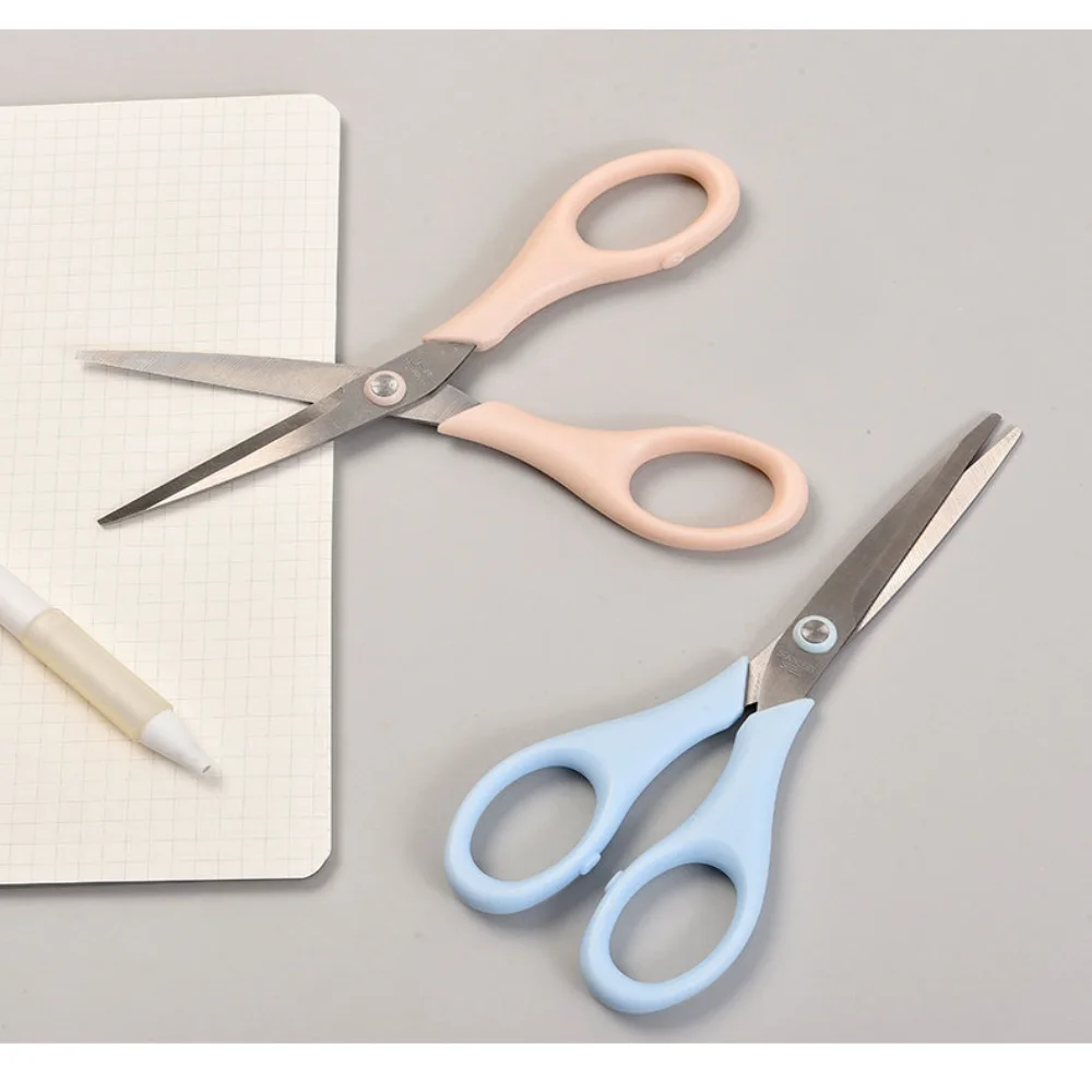 Hand Scissors Blue Student Scissors Household Scissors Large For Handicrafts School Artwork