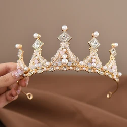 Princess Crystal Tiaras and Crowns Headband Kid Girls Bridal Prom Crown Wedding Party Hair Jewelry Accessiories