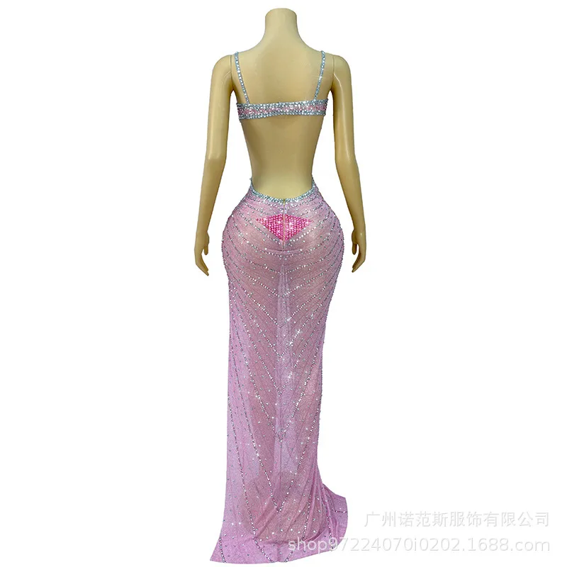 Seksowna sukienka na ramiączkach z siateczki, idealna na wakacje, dla dorosłych, modelka, na wybieg, modna, urodzinowa, lekko luksusowa, eleganckie sukienki na imprezę z rękawami.